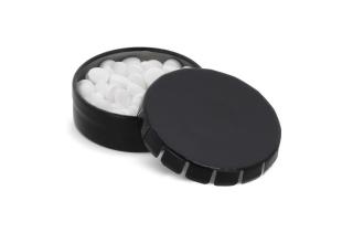 Mini clic tin peppermint box Black