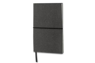 Recycled leather notebook A5 Dark grey