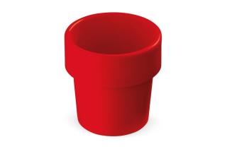 Hot-but-cool Tasse mit Basilikum Rot