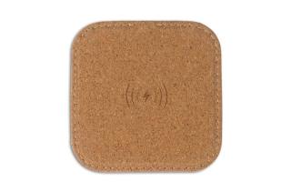 Square cork Wireless charger 5W Natur