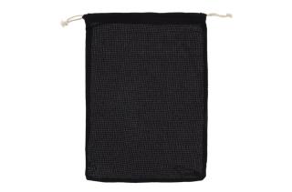 Reusable food bag OEKO-TEX® cotton 30x40cm Black