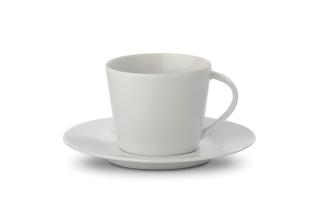 Cup and saucer Milano 160ml White