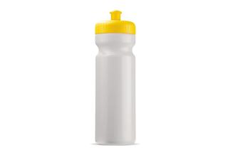 Sports bottle Bio 750ml White/yellow