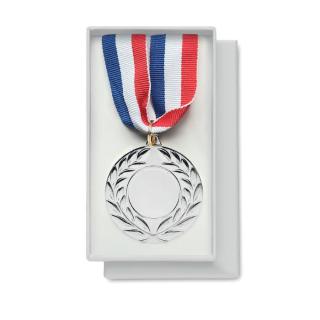 WINNER Medal 5cm diameter Flat silver