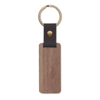 NAWKEY Key ring in walnut and PU 