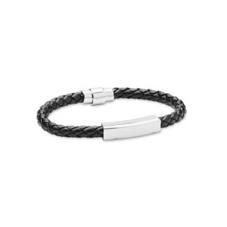 FAULETI Braided faux leather bracelet 