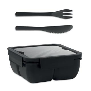 SATURDAY Lunch box with cutlery 600ml 