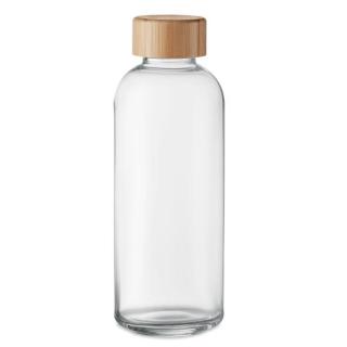 FRISIAN Glass bottle 650ml bamboo lid 