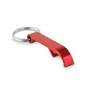 OVIKEY Recycled aluminium key ring Red