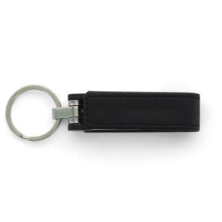 USB Stick Leder Frankfurt Schwarz | 8 GB