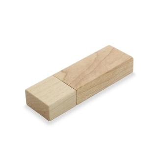 USB Stick Holz Rectangle Ahorn | 1 GB