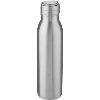 Harper 700 ml Sportflasche aus Edelstahl mit Metallschlaufe Silber