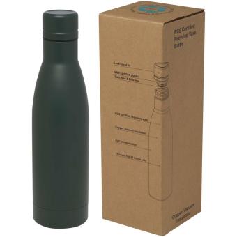 Vasa 500 ml RCS certified recycled stainless steel copper vacuum insulated bottle Green