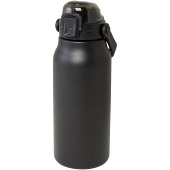 Giganto 1600 ml RCS-zertifizierte Kupfer-Vakuum Isolierflasche aus recyceltem Edelstahl Schwarz