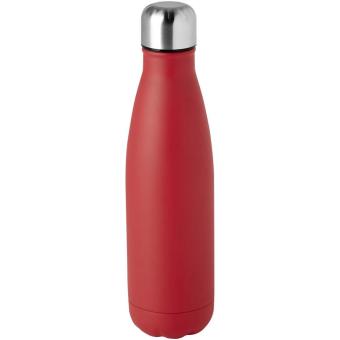 Cove 500 ml RCS certified recycled stainless steel vacuum insulated bottle Red