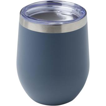 Corzo 350 ml RCS certified recycled stainless steel copper vacuum insulated cup Blue