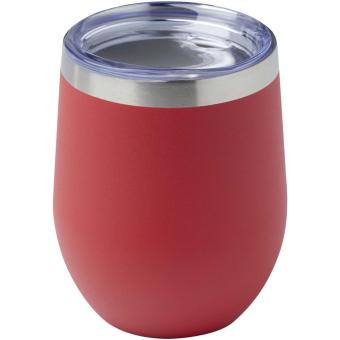 Corzo 350 ml RCS certified recycled stainless steel copper vacuum insulated cup Red