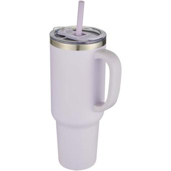 Sydney 1200 ml double wall RCS certified copper vacuum insulated tumbler with straw Lilac