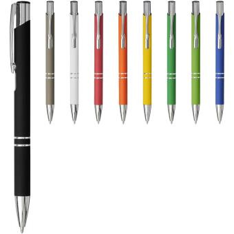 Moneta soft touch ballpoint pen Black