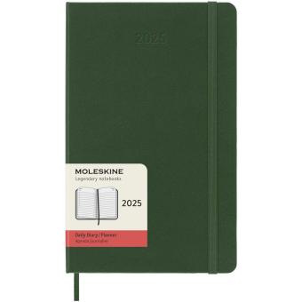 Moleskine hard cover 12 month L daily planner Olive