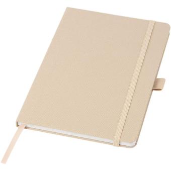 Honua A5 recycled paper notebook with recycled PET cover Oatmeal