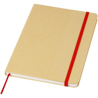 Nelida A5 Hardcover Notizbuch aus recyceltem Karton Rot