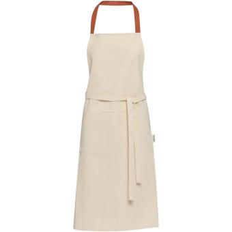 Nia 200 g/m² recycled cotton apron Brick