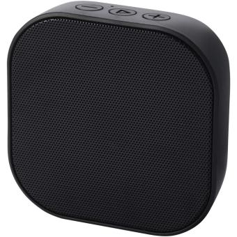 Stark 2.0 3W mini RCS recycled plastic Bluetooth® speaker Black