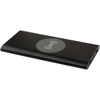 Juice 8000 mAh Type-C recycled aluminium wireless power bank Black