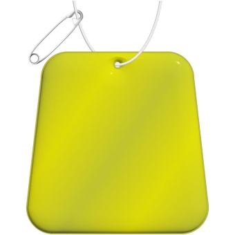 RFX™ H-09 trapezium reflective PVC hanger Neon yellow