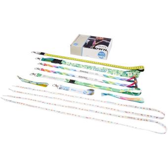 Sublimation lanyards sample box White