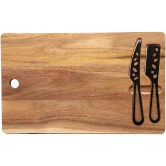 SCX.design K06 cheese board and knives set Timber