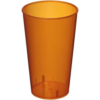 Arena 375 ml plastic tumbler Transparent orange