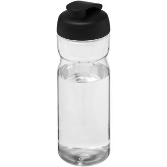 H2O Active® Base Tritan™ 650 ml flip lid sport bottle Transparent black