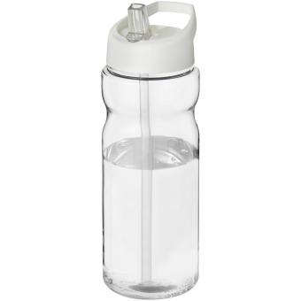 H2O Active® Base Tritan™ 650 ml spout lid sport bottle Transparent white