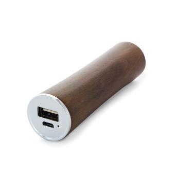 Powerbank Akku Starlight Holz Dunkelbraun | 2600 mAh