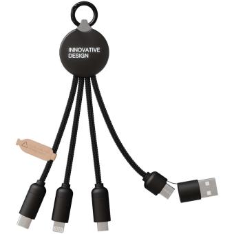 SCX.design C14 15W 5-in-1 Ladekabel Schwarz