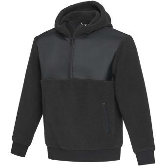 Evans unisex recycled sherpa fleece, black Black | XXS