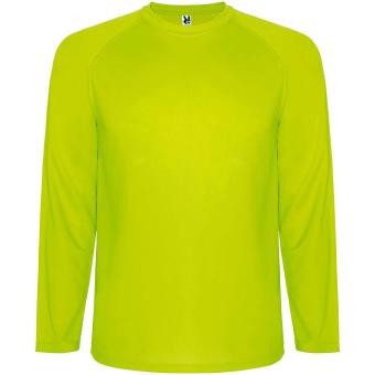 Montecarlo Langarm-Sport-Shirt für Kinder, gelb Gelb | 4