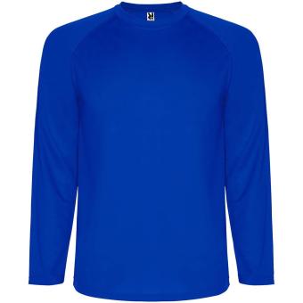 Montecarlo Langarm-Sport-Shirt für Kinder, Blau Blau | 4