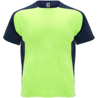 Bugatti short sleeve kids sports t-shirt, fluor green, navy blue Fluor green, navy blue | 4