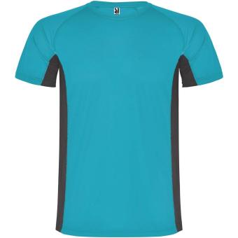 Shanghai short sleeve kids sports t-shirt, turquoise, dark lead Turquoise, dark lead | 4