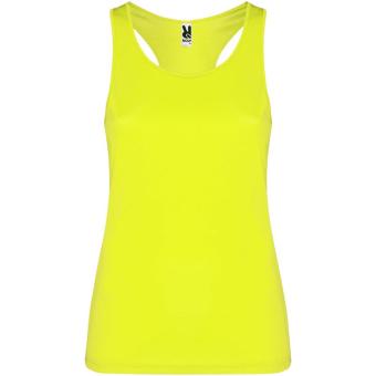 Shura women's sports vest, yellow Yellow | L