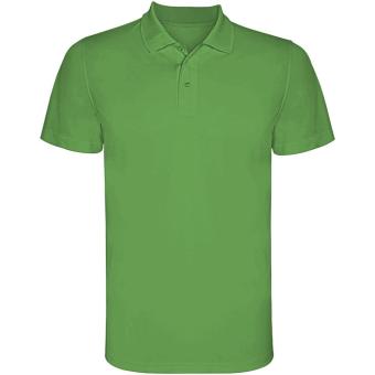 Monzha short sleeve men's sports polo, fern green Fern green | L