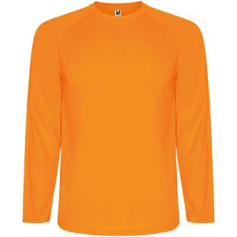 Montecarlo Langarm Sport-Shirt für Männer, Fluor Orange Fluor Orange | L