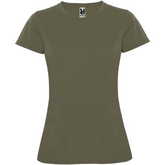 Montecarlo short sleeve women's sports t-shirt, military green Military green | L