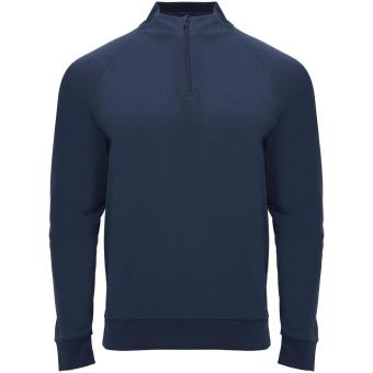 Epiro long sleeve unisex quarter zip sweatshirt, navy Navy | L