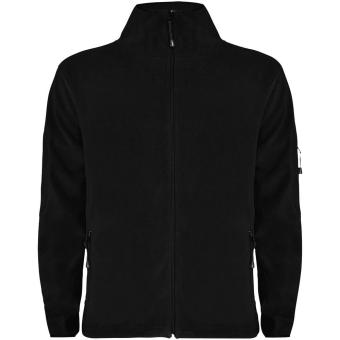 Luciane men's full zip fleece jacket, black Black | L