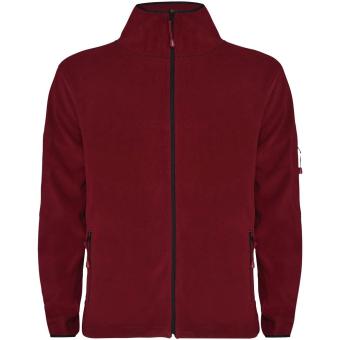 Luciane men's full zip fleece jacket, garnet Garnet | L