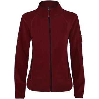 Luciane women's full zip fleece jacket, garnet Garnet | L